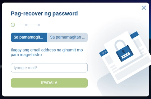 Pag-login sa 1xBet gamit ang mobile device